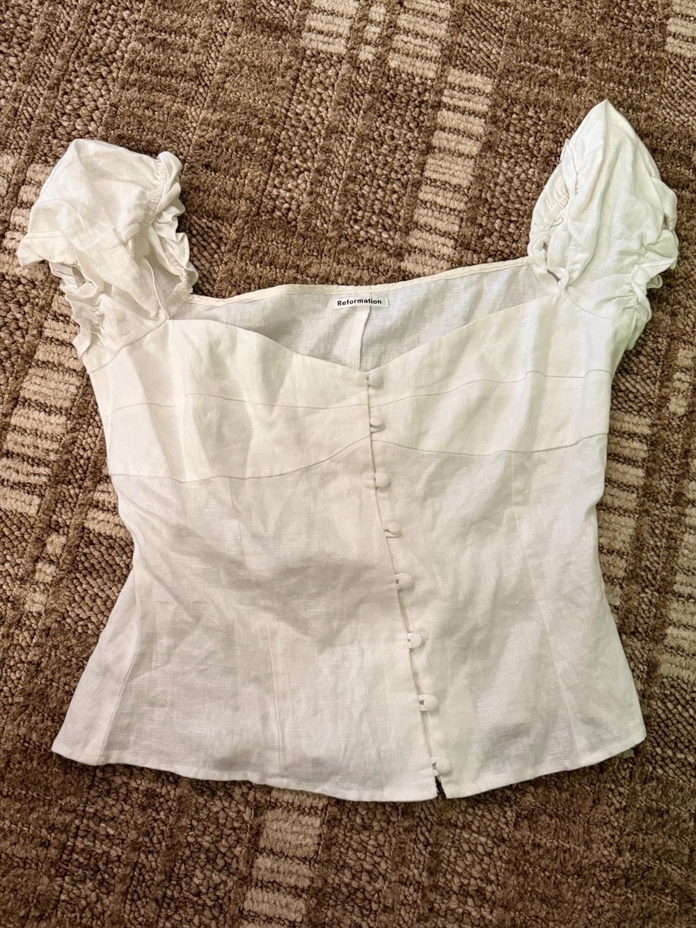 Reformation Linen Top